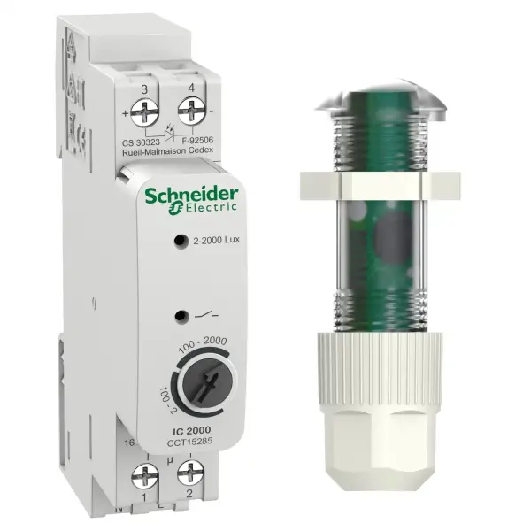 Schneider Electric - CCT15285 - Acti 9 IC2000 iç ortam 2 - 2000 lux karartma Saati - 1