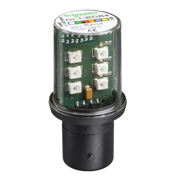 Schneider Electric - DL1BDB4 - KIRMIZI LED BA15D 24VAC/DC - 1