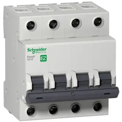 Schneider Electric - EZ9F43416 - Easy9 MCB 4P 16A C 3000A 400V Otomatik Sigorta - 1