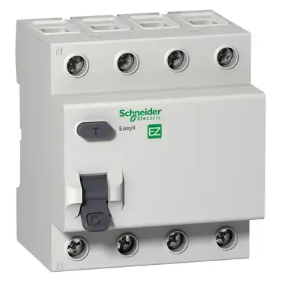 Schneider Electric - EZ9R63463-EASY9 KAÇAK AKIM KORUMA RÖLESİ 4P 63A 300MA AC-TİP - 1