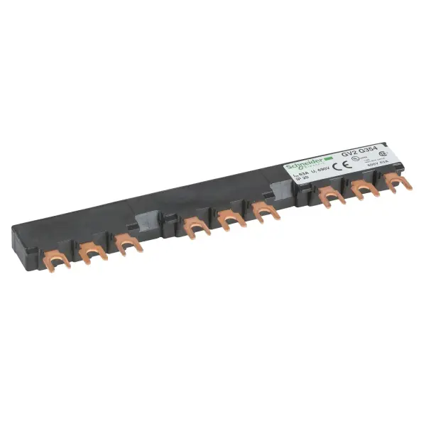 Schneider Electric - GV2G354 - TeSys GV2, TeSys D ve K ve U - Comb busbar - 63 A - 3 tap - off - 54 mm aralık - 1