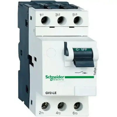 Schneider Electric - GV2LE14 - TeSys GV2 - Devre kesici - manyetik - 10 A - vida kelepçesi terminalleri - 1