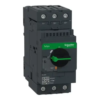 Schneider Electric - GV3L40 - TeSys GV3 - Devre kesici - manyetik - 40 A - EverLink konnektörler - 1