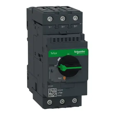 Schneider Electric - GV3L50 - TeSys GV3 - Devre kesici - manyetik - 50 A - EverLink konnektörler - 1