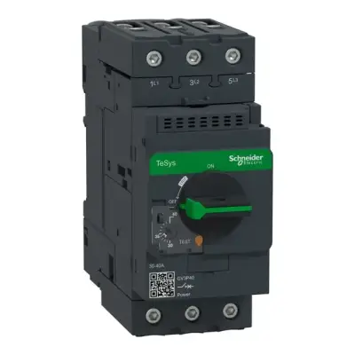 Schneider Electric - GV3P40 - TeSys GV3-Devre kesici-termik-manyetik - 30…40A - EverLink BTR konnektörler - 1