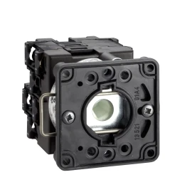 K1D011B - Cam switch body, Harmony K, switch, contact blocks + fixing plate, 1P, with off position, 30 degree angle, 12A, 11 steps, for 22mm - 1