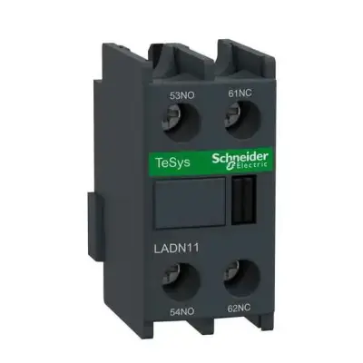 Schneider Electric - LADN11 - TeSys D - yardımcı kontak bloğu - 1 NA + 1 NK - vida kelepçesi terminalleri - 1