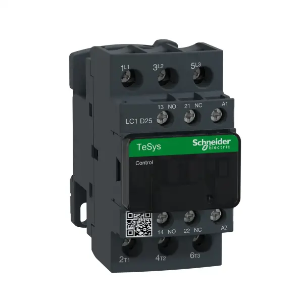 Schneider Electric - LC1D25P7 - TeSys D kontaktör - 3P(3 NA) - AC - 3 - <= 440 V 25 A - 230 V AC bobin - 1