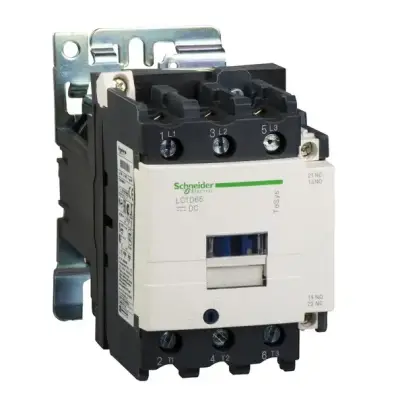 Schneider Electric - LC1D80BD - TeSys D kontaktör - 3P(3 NA) - AC-3 - <= 440 V 80 A - 24 V DC bobin - 1