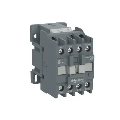 Schneider Electric - LC1E0601M5 - EasyPact TVS kontaktör 3P(3 NA) - AC-3 - <= 440 V 6A - 220 V AC bobin - 1