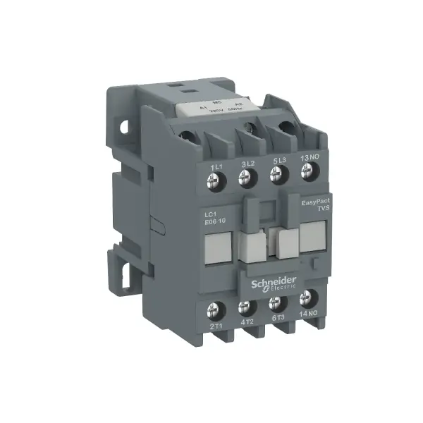 Schneider Electric - LC1E0910M7 - EasyPact TVS Kontaktör,3P(3NO),AC-3,<=440V,9A,220V AC Bobinli,50/60Hz,1NO Yardımcı Kontak - 1