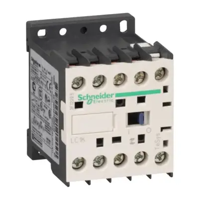 Schneider Electric - LC1K0601B7 - TeSys K kontaktör - 3P(3 NA) - AC-3 - <= 440 V 6 A - 24 V AC bobin - 1