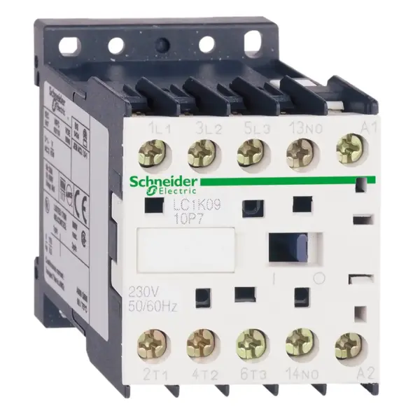 Schneider Electric - LC1K0601P7 - TeSys K kontaktör - 3P(3 NA) - AC - 3 - <= 440 V 6 A - 230 V AC bobin - 1