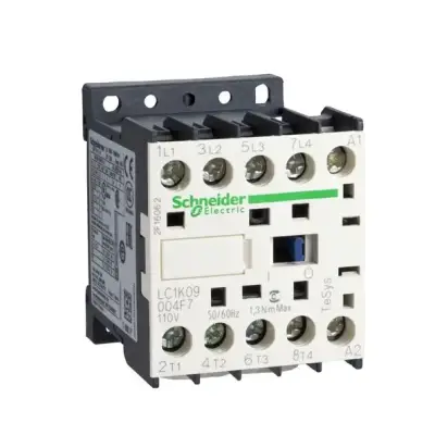 Schneider Electric - LC1K09008P7 - TeSys K kontaktör - 4P(2 NA + 2 NK) - AC-1 - <= 440 V 20 A - 230 V AC bobin - 1