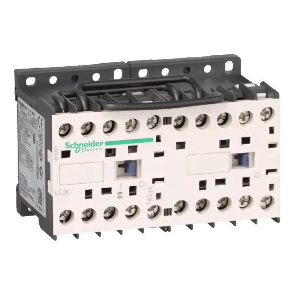 Schneider Electric - LC2K0610B7 - TeSys K dönüşlü kontaktör - 3P(3 NA) - AC - 3 - <= 440 V 6 A - 24 V AC bobin - 1