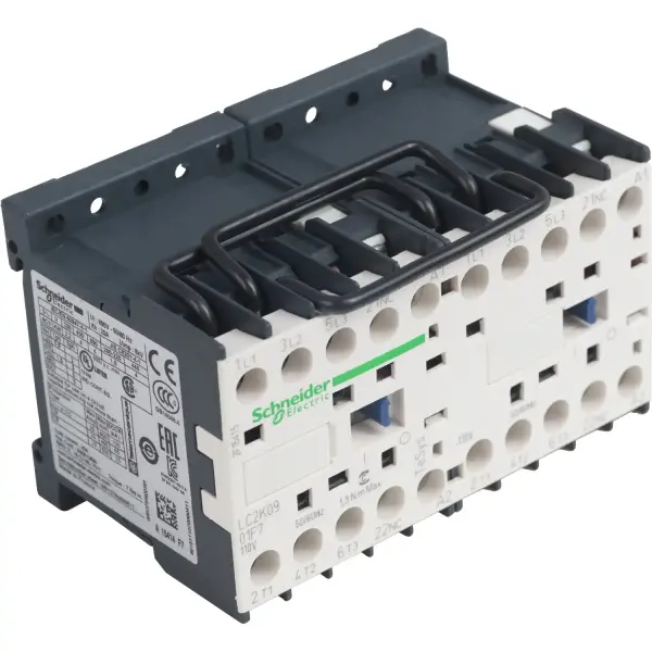 Schneider Electric - LC2K0901F7 - TeSys K dönüşlü kontaktör - 3P(3 NA) - AC - 3 - <= 440 V 9 A - 110 V AC bobin - 1