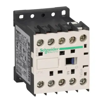 Schneider Electric - LP1K0901BD - TeSys K kontaktör - 3P(3 NA) - AC-3 - <= 440 V 9 A - 24 V DC bobin - 1