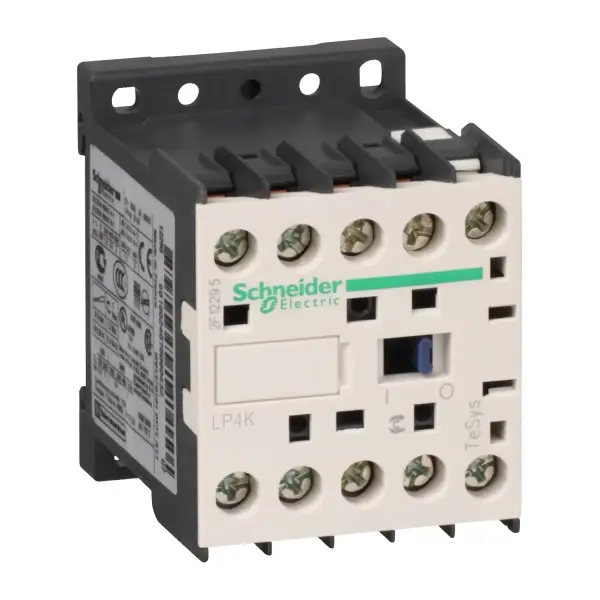 Schneider Electric - LP4K0601BW3 - TeSys K kontaktör - 3P(3 NA) - AC - 3 - <= 440 V 6 A - 24 V DC bobin - 1