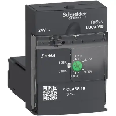 Schneider Electric - LUCA05B - standart kontrol ünitesi LUCA - sınıf 10 - 1,25...5 A - 24 V AC - 1