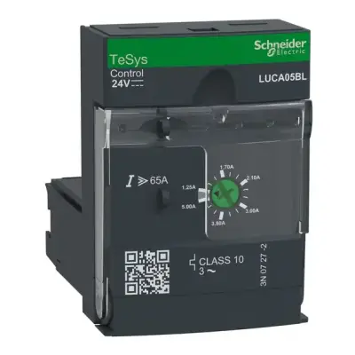 Schneider Electric - LUCA05BL - standart kontrol ünitesi LUCA - sınıf 10 - 1,25...5 A - 24 V DC - 1