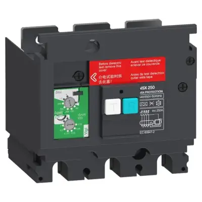 Schneider Electric - LV429488 - Toprak kaçağı VigiPacT ek koruma modülü, ComPacT NSX 100/160, 200 VAC ila 440 VAC, 30 mA ila 30 A, 3 kutuplu - 1