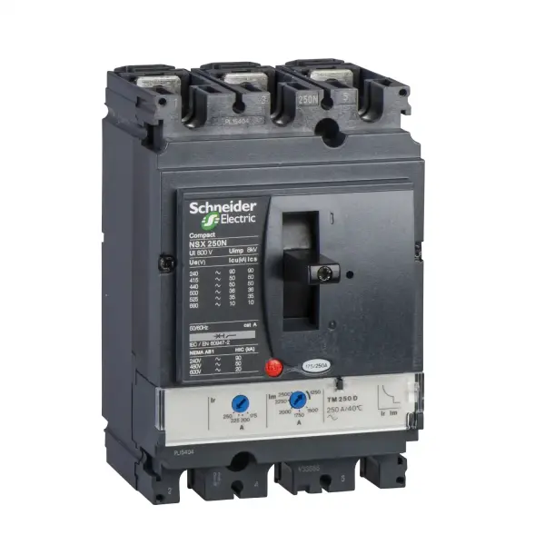 Schneider Electric - LV431670 - devre kesici Compact NSX250H - TMD - 250 A - 3 kutup 3d - 1