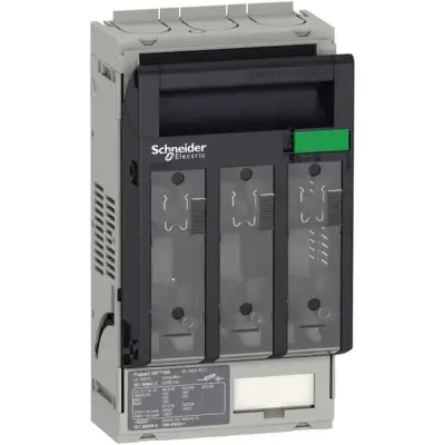 Schneider Electric - LV480802 - Sigortalı Yük Ayırıcı, FuPacT ISFT160, 160 A, DIN NH00, 3 Kutuplu, Plakaya Montaj, 2,5 - 95 mm² Kablo Konnektörleri - 1