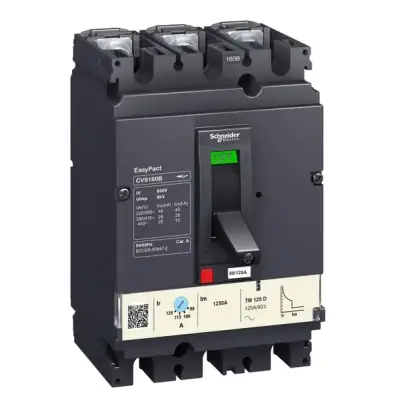 Schneider Electric - LV516302 - Easypact CVS - CVS160B TM125D devre kesici - 3P/3d - 1