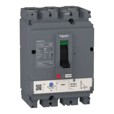 Schneider Electric - LV525303 - Easypact CVS - CVS250B TM250D devre kesici - 3P/3d - 1