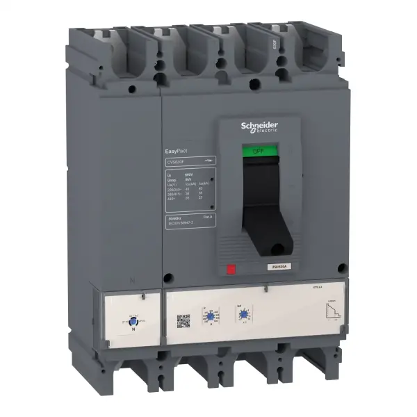 Schneider Electric - LV563506 - Easypact CVS - CVS630F ETS 2.3 devre kesici - 630 A - 4P/4d - 1