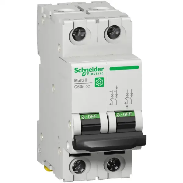 Schneider Electric - M9U11210 - Multi9 - C60H-DC - MCB - 2P - 10 A - B Eğrisi - 500 V DC - 10 kA - 1