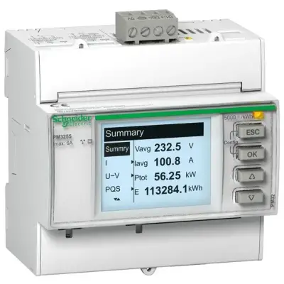 Schneider Electric - METSEPM3250 - PM3250 güç ölçer - RS485 - 1