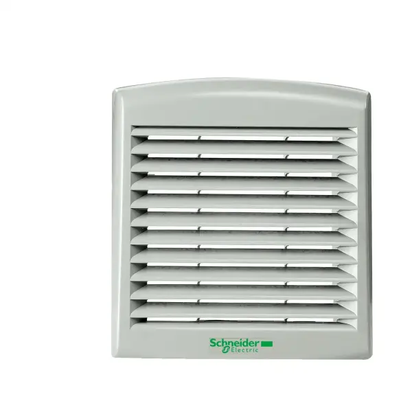 Schneider Electric - NSYCAG125LPF - çıkış ızgarası plast kesim 125x125mm dış çap 137x117mm IP54 - 1