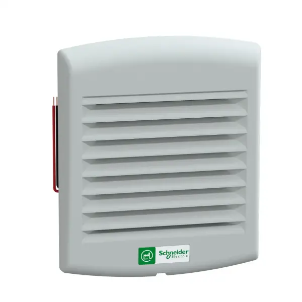 Schneider Electric - NSYCVF38M24DPF - ClimaSys cebri havalandırma. IP54, 58m3/h, 24V DC, çıkış ızgara ve filtre G2 ile - 1