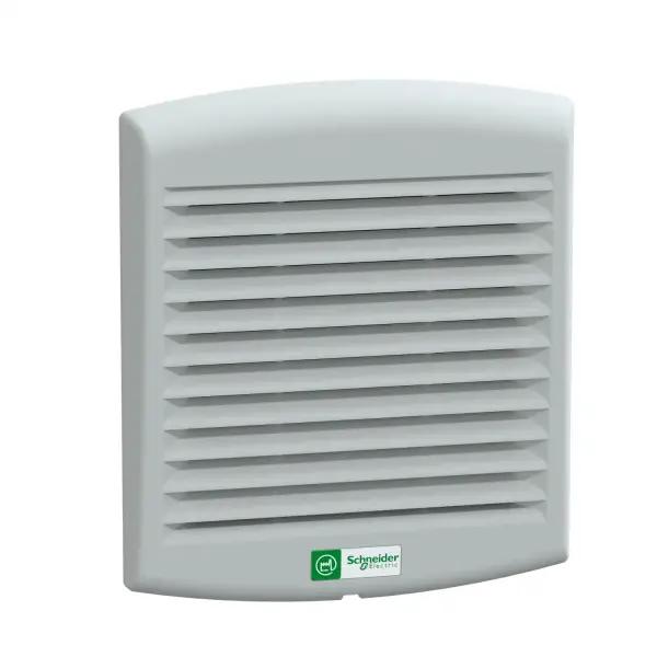 Schneider Electric - NSYCVF85M24DPF - ClimaSys cebri havalandırma. IP54, 80m3/h, 24V DC, çıkış ızgara ve filtre G2 ile - 1