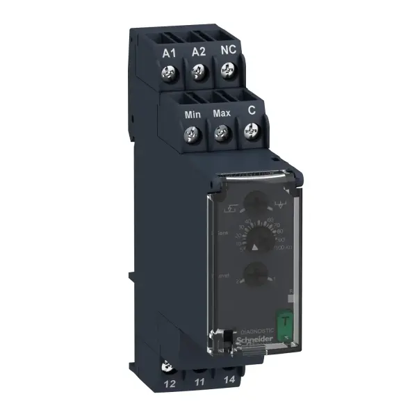 Schneider Electric - RM22LG11MR - Harmony, Modular liquid level control relay, 8 A, 1 CO, 24â€¦240 V AC/DC - 1