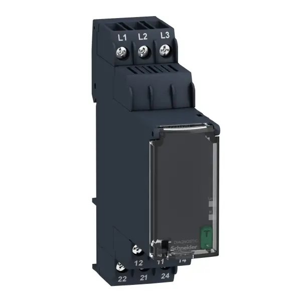 Schneider Electric - RM22TG20 - trifaze kontrol rölesi 183…528Vac, 2 K/A - 1