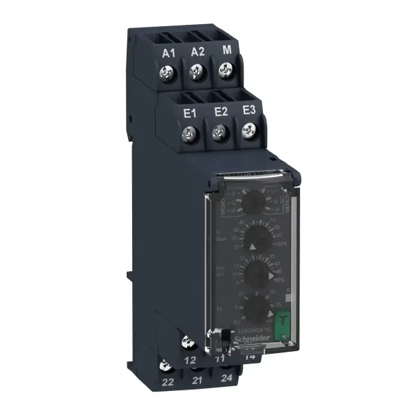 Schneider Electric - RM22UA32MR - Gerilim kontrol rölesi 1V…100Vac/dc, 2 K/A - 1