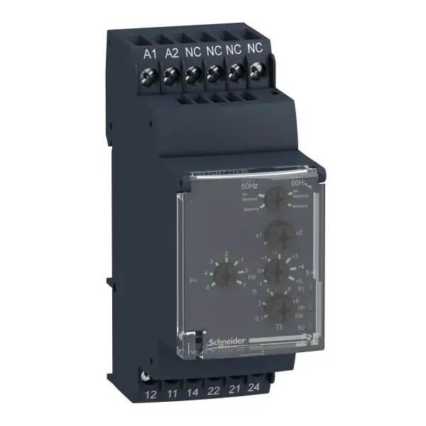 Schneider Electric - RM35HZ21FM - frekans kontrol rölesi RM35 - HZ - aralık 40..70 Hz - 1