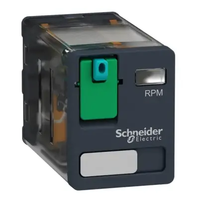 Schneider Electric - RPM21BD - güç takılabilir röle - Zelio RPM - 2 K/A - 24 V DC - 15 A - 1