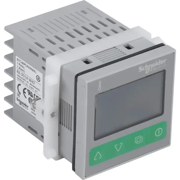 Schneider Electric - RTC48PUN1RNHU - sıcaklık kontrol rölesi RTC - 48x48 mm - 100..240 V AC - 1 röle, alarm - 1