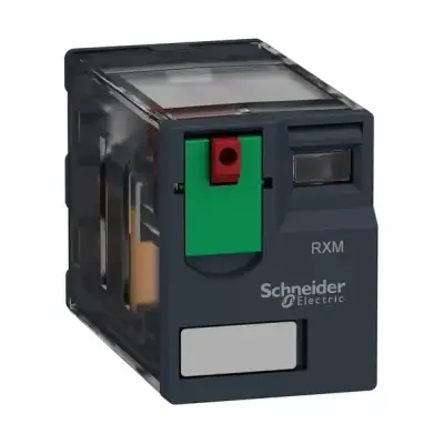 Schneider Electric - RXM2AB1B7 - minyatür takılabilir röle - Zelio RXM - 2 K/A - 24 V AC - 12 A - 1