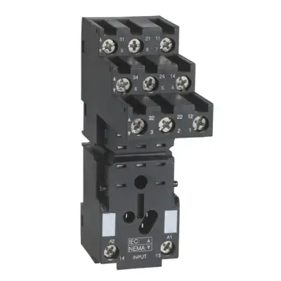 Schneider Electric - RXZE2S111M - soket RXZ - ayrı kontak - 10 A - < 250 V - konnektör - RXM3.. röle için - 1