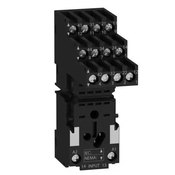 Schneider Electric - RXZE2S114M - Harmony, priz, RXM2/RXM4 röleleri için, vidalı konnektörler, ayrı kontak - 1