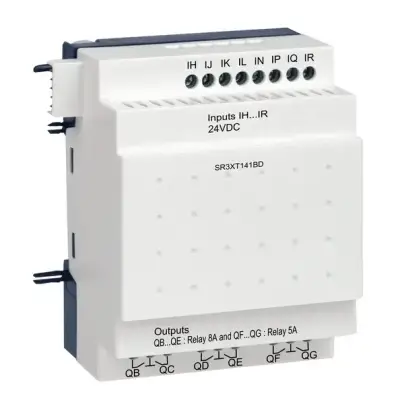 Schneider Electric - SR3XT141BD - Dijital G/Ç uzatma modülü - 14 G Ç - 24 V DC - Zelio Logic için - 1