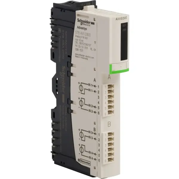 Schneider Electric - STBAVI0300K - standart analog giriş kiti STB - +/ - 10 V - 4 I - 15 bit + işaret - 1