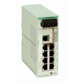 TCSESB083F23F0 - ConneXium Temel Yönetilen Switch - Bakır için 8 port - 1