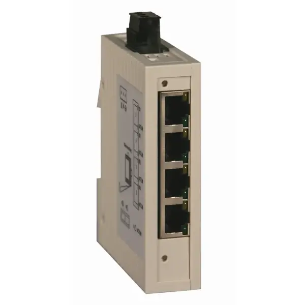 Schneider Electric - TCSESU043F1N0 - ConneXium Unmanaged Switch - 4 ports for copper + 1 port for fiber optic - 1
