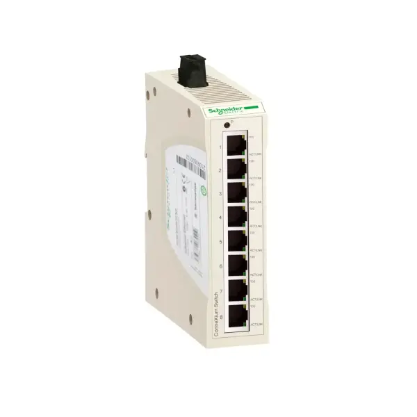 Schneider Electric - TCSESU083FN0 - ConneXium Yönetilemeyen Switch - Bakır için 8 port - 1