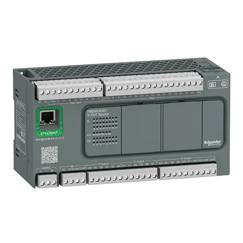 Schneider Electric - TM200CE40T - kontrolör M200 40 IO transistör Kaynak+ Ethernet - 1